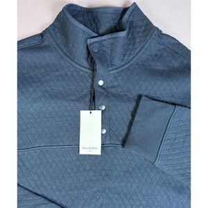 Goodfellow Long Sleeve‎ 1/4 Button Men's XL Pullover Sweater Dark Teal NWT